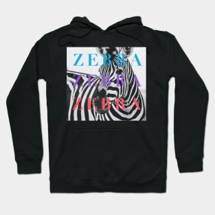 zebra band design Hoodie